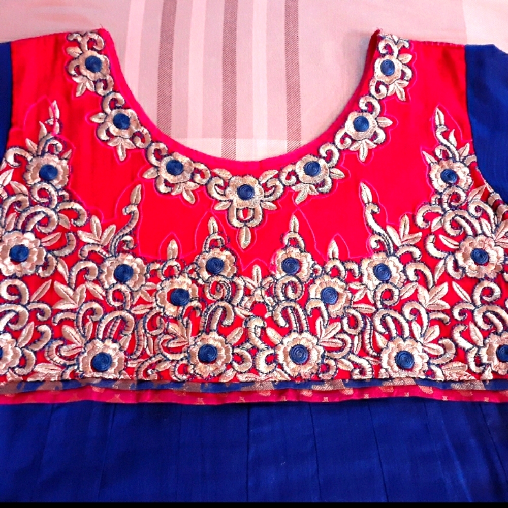 Long anarkali dress